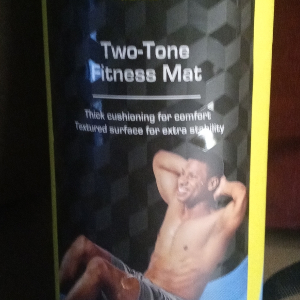 Athletics two toned fitness mat